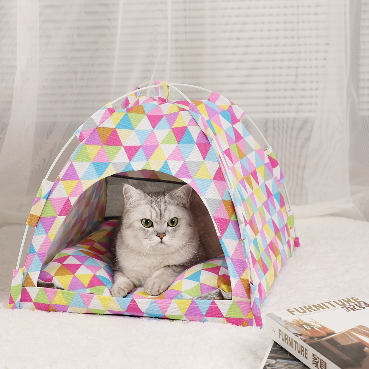Pet Tent Bed - Winter Cat House