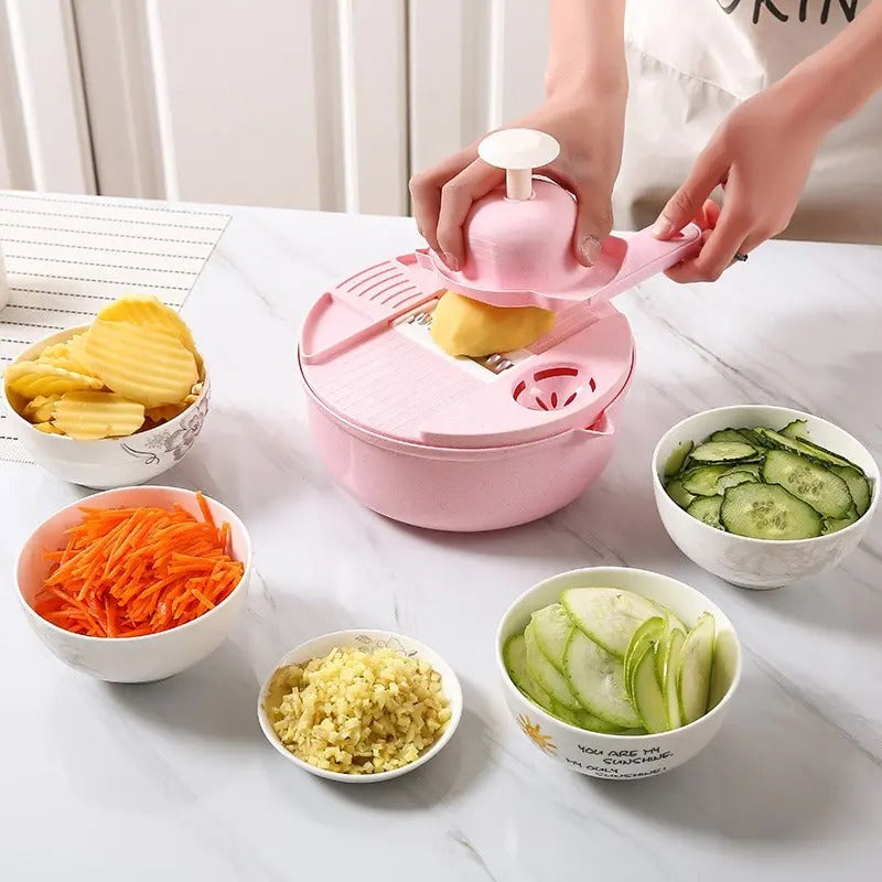 Kitchen Multifunctional Salad Utensils Vegetable Chopper Manual Shredder Tools