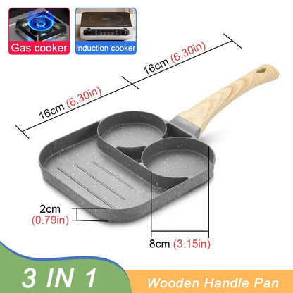 2/4-Hole Frying Pot Pan