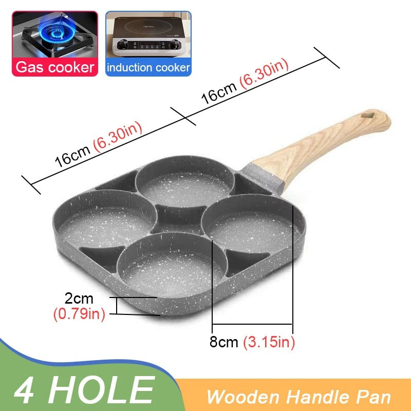 2/4-Hole Frying Pot Pan